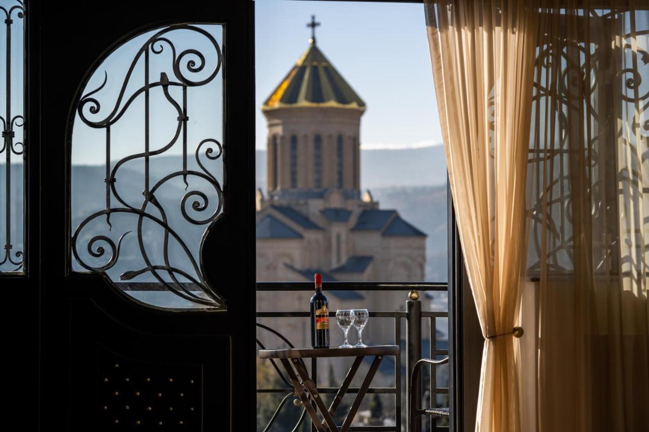 Siberia Hotel Tiflis Exterior foto View from the hotel